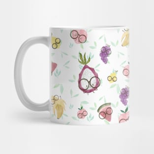 Cute watercolor fruits pattern Mug